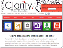 Tablet Screenshot of claritycic.org